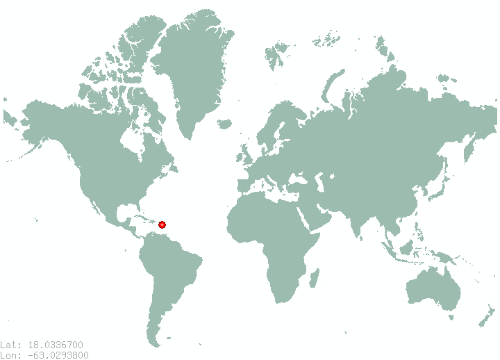 Guana Bay in world map